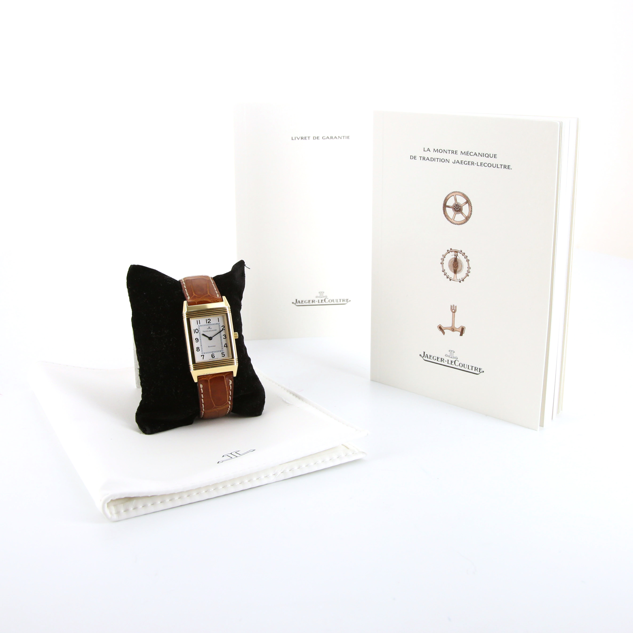 Montre Jaeger Lecoultre Reverso en or jaune Ref :  250108 Vers  2000 - Detail D2