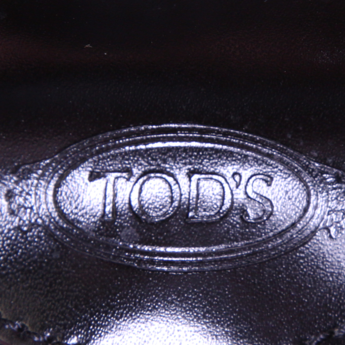 Borsa Tod's D-Bag in pelle lucida nera - Detail D3