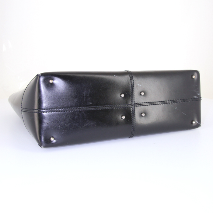 Borsa Tod's D-Bag in pelle lucida nera - Detail D4