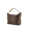 Louis Vuitton Sully small model handbag in brown monogram canvas and natural leather - 00pp thumbnail