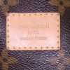 Bolso de mano Louis Vuitton Sully modelo pequeño en lona Monogram marrón y cuero natural - Detail D3 thumbnail