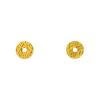 Dinh Van Pi Chinois small model earrings in 22 carats yellow gold - 00pp thumbnail