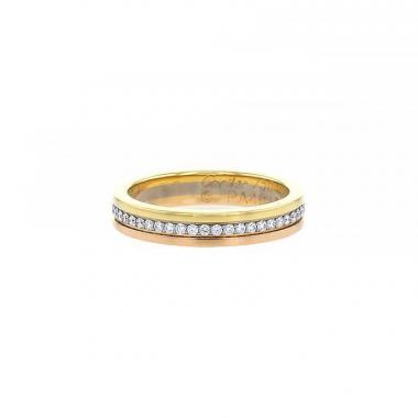 Anello Cartier Trois ors in 3 ori e diamanti