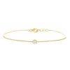 Vintage bracelet in yellow gold and diamond - 00pp thumbnail