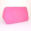 Bolso de mano Dior Cannage en cuero acolchado rosa - Detail D4 thumbnail