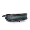 Céline Classic Box shoulder bag in green box leather - Detail D4 thumbnail