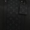 Bolsa de viaje Louis Vuitton  Keepall 50 en lona Monogram negra y cuero taiga negro - Detail D1 thumbnail