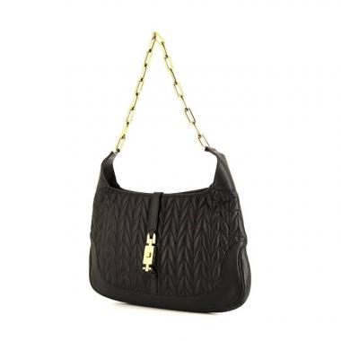 Borsa Gucci Jackie in pelle trapuntata nera