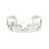 Hermes large cuff bracelet in silver - 00pp thumbnail