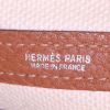 Hermès Etriviere - Belt shopping bag in beige canvas and gold leather - Detail D3 thumbnail