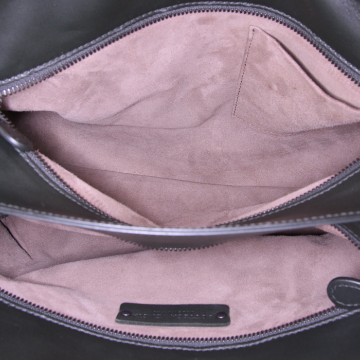 Bottega Veneta bag in green leather saffiano - Detail D3