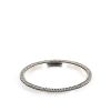 Hermès "Curb chain" round tray with guilloché silver-plated metal, 1980s - 00pp thumbnail