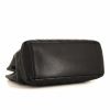 Chanel Shopping GST shopping bag in black quilted grained leather - Detail D4 thumbnail