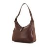 Hermès Trim bag worn on the shoulder or carried in the hand in havana brown grained leather - 00pp thumbnail
