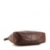 Sac porté épaule ou main Hermès Trim en cuir grainé marron-havane - Detail D4 thumbnail