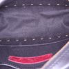 Bolso bandolera Valentino Rockstud en cuero negro - Detail D2 thumbnail