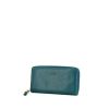 Gucci wallet in pigeon blue grained leather - 00pp thumbnail