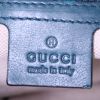 Borsa a spalla Gucci Jackie in pelle blu verde - Detail D3 thumbnail