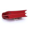 Sac bandoulière Gucci Interlocking G en cuir grainé rouge - Detail D4 thumbnail