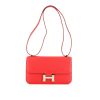 Hermès Constance Elan shoulder bag in red Vif epsom leather - 360 thumbnail