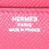 Sac bandoulière Hermès Constance Elan en cuir epsom rouge Vif - Detail D4 thumbnail