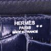 Borsa a tracolla Hermès Constance Elan in coccodrillo niloticus blu scuro - Detail D4 thumbnail