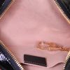 Borsa a tracolla Gucci  Ophidia in camoscio rosso e pelle nera - Detail D2 thumbnail