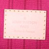 Pochette Louis Vuitton in tela monogram marrone e pelle naturale - Detail D3 thumbnail