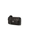 Chanel Camélia shoulder bag in black quilted leather - 00pp thumbnail