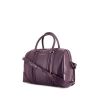 Handbag in purple leather - 00pp thumbnail