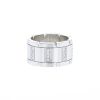Cartier Tank large model ring in white gold and diamonds - 00pp thumbnail