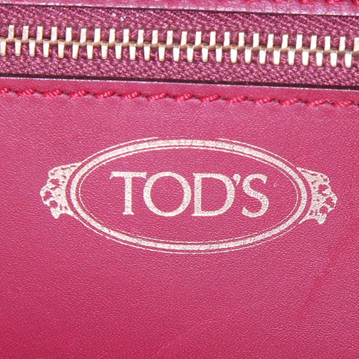 Tod's shopping bag in brown leather - Detail D3