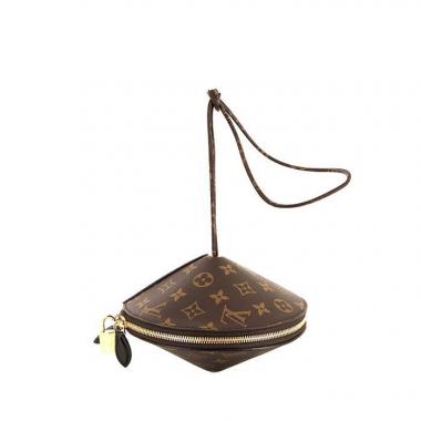 Bolso joya Louis Vuitton Toupie en lona Monogram marrón