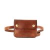 Hermès Floride clutch-belt in brown Barenia leather - 360 thumbnail