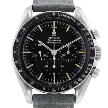 Montre Omega Speedmaster Professional en acier Ref :  105012-66 Vers  1967
