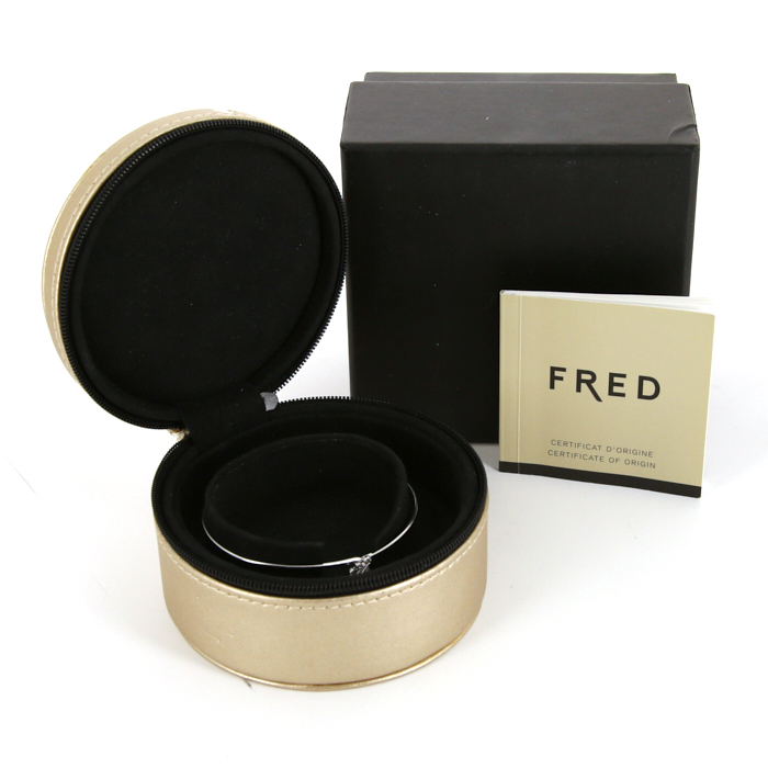 Brazalete Fred Kate Moss en oro blanco y diamantes - Detail D2