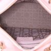 Bolso de mano Dior Lady Dior modelo mediano en cuero cannage rosa pálido - Detail D3 thumbnail