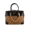 Louis Vuitton City Malle handbag in beige and brown monogram canvas and black leather - 360 thumbnail