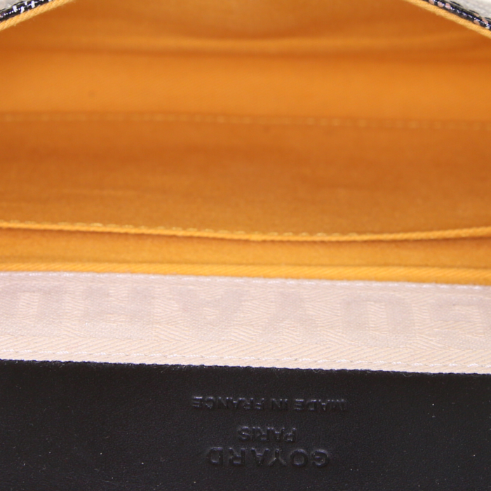 Pochette Goyard Monte Carlo en toile monogram noire - Detail D2