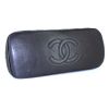 Chanel Vintage Shopping shopping bag in black smooth leather - Detail D4 thumbnail