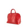 Louis Vuitton Alma small model handbag in red epi leather - 00pp thumbnail