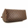 Bolso de mano Louis Vuitton Speedy 40 cm en lona Monogram revestida marrón y cuero natural - Detail D4 thumbnail