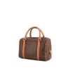Celine Vintage handbag in beige and brown bicolor monogram canvas and brown leather - 00pp thumbnail