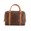 Celine Vintage handbag in beige and brown bicolor monogram canvas and brown leather - 360 thumbnail