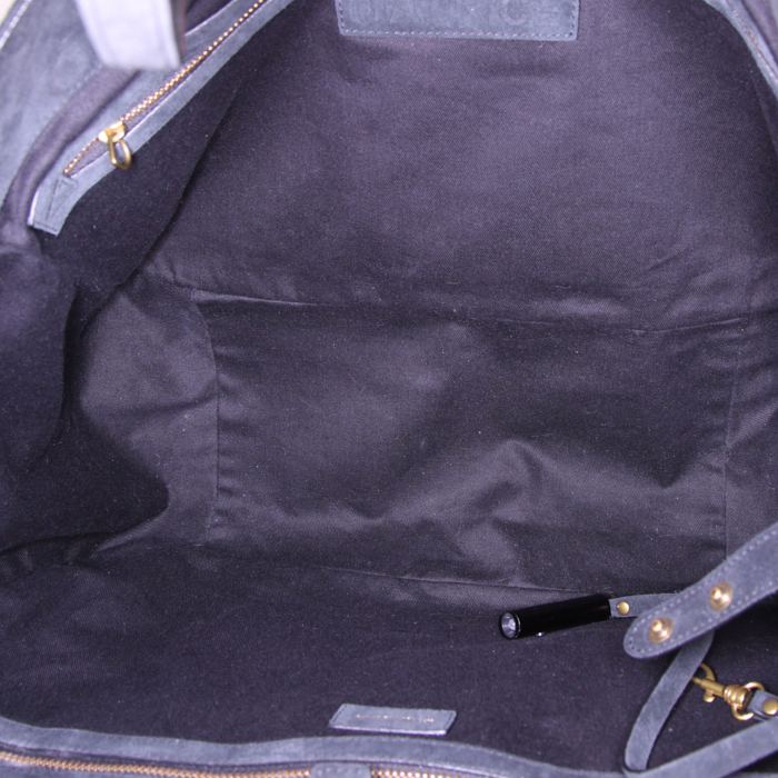 Bolso Cabás Jerome Dreyfuss Maurice en ante negro - Detail D3