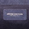 Jerome Dreyfuss Maurice shopping bag in black suede - Detail D4 thumbnail