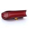 Borsa a tracolla Céline Classic Box in pelle box rossa - Detail D4 thumbnail