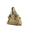 Chloé Paraty small model shoulder bag in green Lichen leather - 00pp thumbnail
