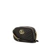 Gucci GG Marmont small model shoulder bag in black quilted leather - 00pp thumbnail