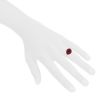 Bague Pomellato Rouge Passion en or rose 14 carats et rubis synthétique - Detail D1 thumbnail